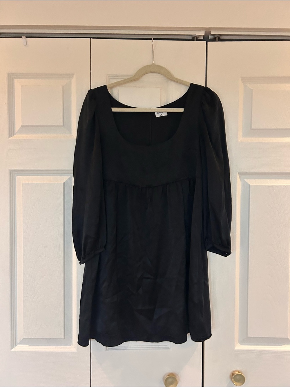 Sunday Best Black Babydoll Dress